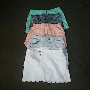 Bundle of girl shorts